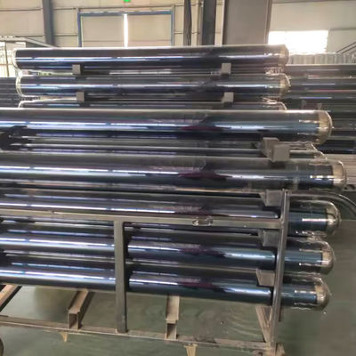 Trzy celne słoneczne cieplne rurki próżniowe 3,0 mm grubość Borosilikat szkło 3,3 materiał