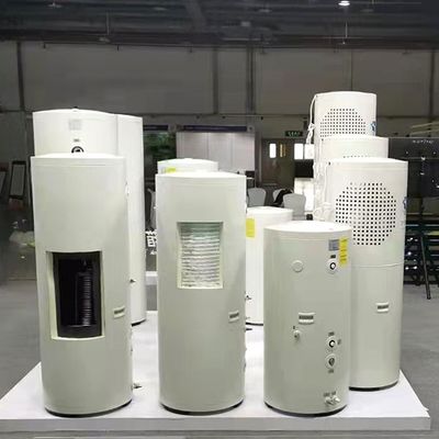 Domyślność 80L Pojemność Wnętrza cewka Powietrze źródło ciepła Pompa jak zbiorniki wodne wykonane z płyty stalowej emaliowanej